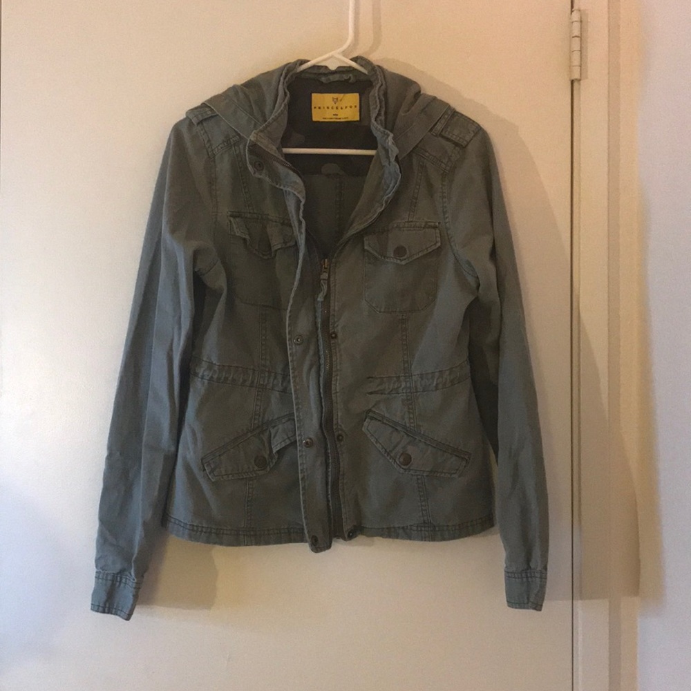 Cute Military-Green Jacket